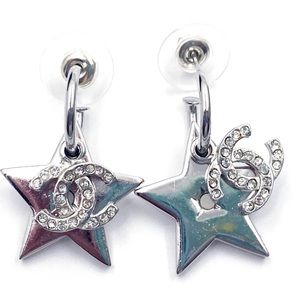 Vintage Y2K Chanel Star CC hoop drop earrings! Authentic 2000s vintage